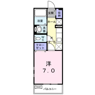 オロール【2階】の間取り
