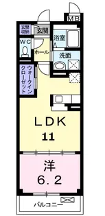 ベル ディーア【1階】の間取り