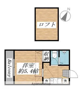 メゾン・ド・ヴェール【2階】の間取り