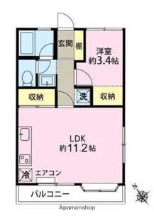 キクラス元住吉【2階】の間取り