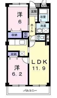 フォレスト湘南【3階】の間取り
