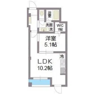ラシーネONE PARK PLACE【303号室号室】の間取り