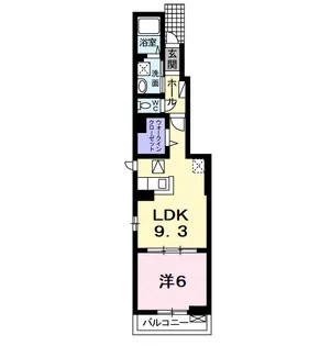 スノーリバーⅡ【1階】の間取り