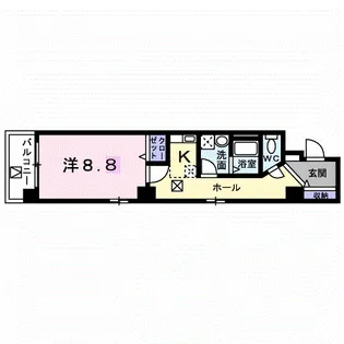 横浜ステーションヒルズ【5階】の間取り