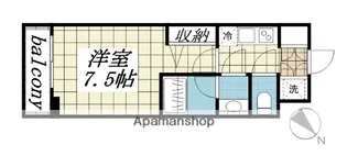 プレスタイル横濱SOUTH【1階】の間取り