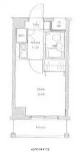 ソサエティ宮前平【1階】の間取り