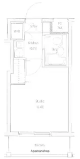 ソサエティ宮前平【3階】の間取り