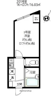 リーヴェルLECO横浜ACTⅡ【2階】の間取り