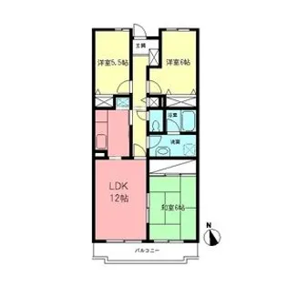 EXEDRA湘南【2階】の間取り