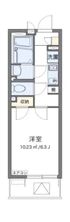 クレイノKIYOMI【4階】の間取り