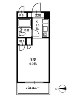 ベルデ中山【3階】の間取り