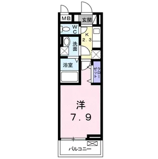 ジュネス K【2階】の間取り