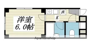 リフィナ横浜新杉田【2階】の間取り