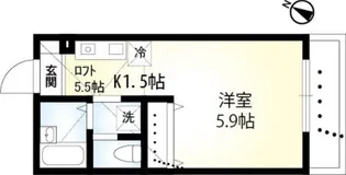 ヴェラハイツ子安台【2階】の間取り