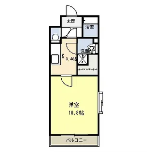 グレンツェント【207号室】の間取り