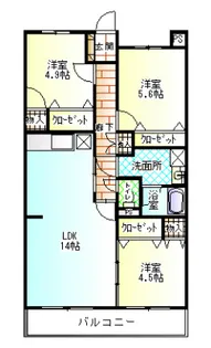 ラ・フレーズ【2階】の間取り