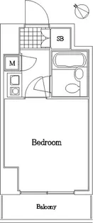 クリオ阪東橋壱番館【4階】の間取り