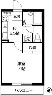 クリエール南林間【2階】の間取り