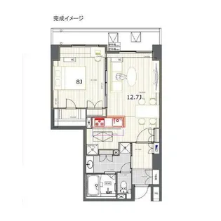 LASANTE五反田【14階】の間取り