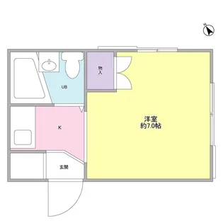 フェリース綱島【2階】の間取り