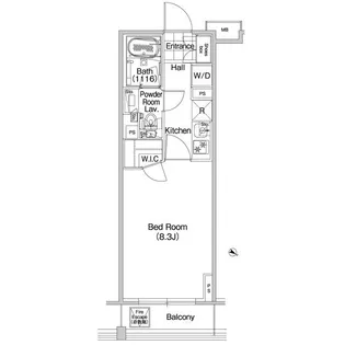 コンフォリア蒲田【4階】の間取り