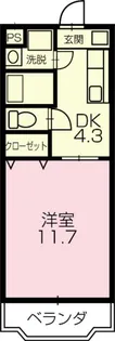 エテルナ清尚【302号室】の間取り