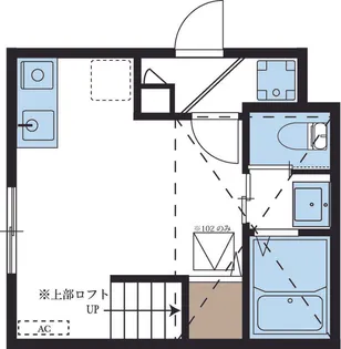フォルテ上大岡【2階】の間取り