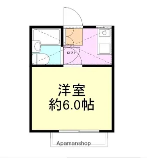 ドルフ下荻野【2階】の間取り