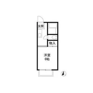 彩亮ハウス【2階】の間取り