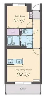 エクセレントK【3階】の間取り