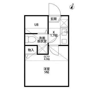 アベニューハイム【1階】の間取り