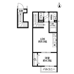 アムール雫【2階】の間取り