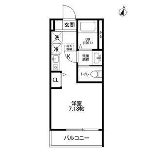 エクセレンス日吉本町【1階】の間取り
