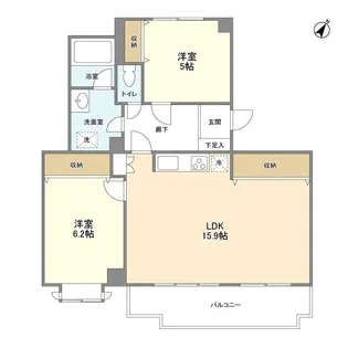 グリシーヌ鷺沼【2階】の間取り