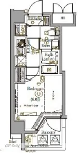 プレセダンヒルズ阪東橋【4階】の間取り