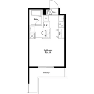 エフパークレジデンス妙蓮寺【3階】の間取り