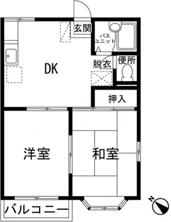 サンハイツ磯部【1階】の間取り