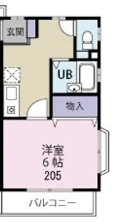 ニューウイング光和【2階】の間取り