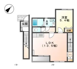 エスポア【2階】の間取り