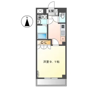 サンクレスト【2階】の間取り