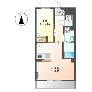 ヴェルデみなみ【3階】の間取り