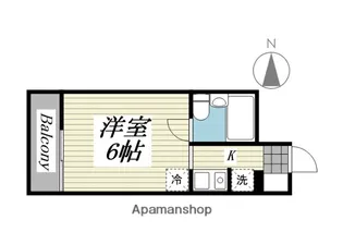 メゾン・ド・オルネ【401号室】の間取り