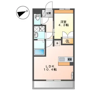 FOREST S【3階】の間取り