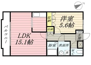 フレンドシップSHONAN【1階】の間取り