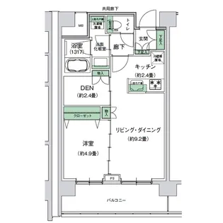 スタイリオ梶が谷【6階】の間取り