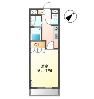 I’CUBE GARDEN【3階】の間取り