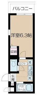 アザーレ西横浜D棟【2階】の間取り