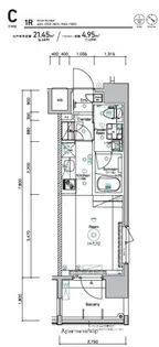 B CITY YOKOHAMA STATION SQUARE【9階】の間取り
