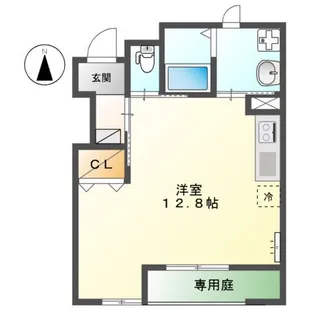 ブリーズパレス【1階】の間取り