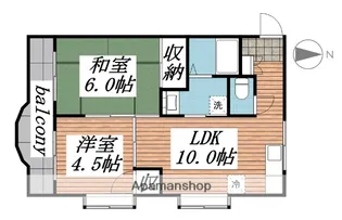 ディーオーアイ港南【3階】の間取り
